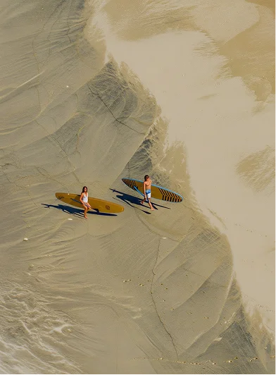 Paddle board frente al mar