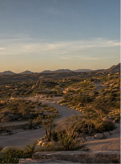 Paisaje desértico de La Ribera