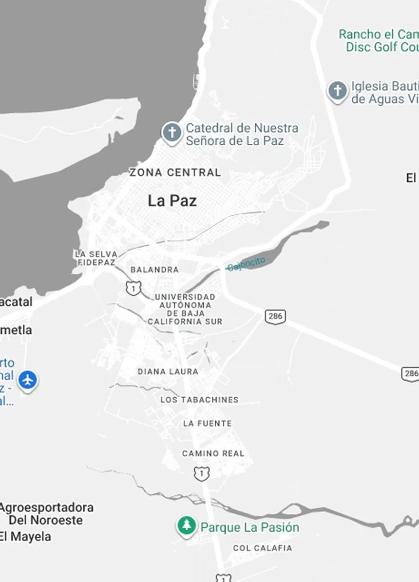 Mapa de La Paz