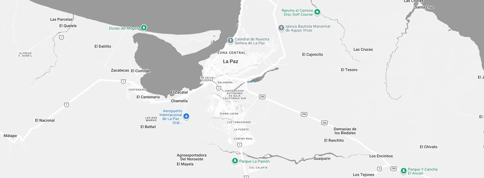 Mapa de La Paz